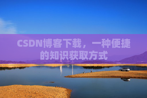 CSDN博客下载，一种便捷的知识获取方式